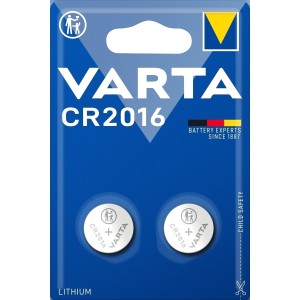 Батарейка Varta ELECTRONICS CR2016 BL2 Lithium 3V (6016) (2/20/200) (2 шт.) Varta PRIMARY LITHIUM CR2016 (06016101402)