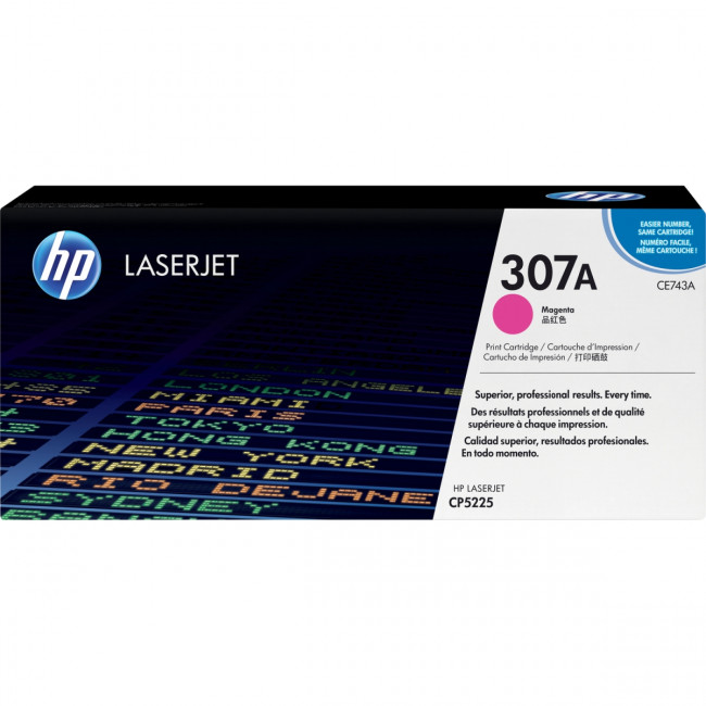 Тонер-картридж HP 307A Magenta Color LaserJet Print Cartridge (CE743A)