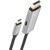 Кабель-адаптер USB Type-Cm --> DP1.4v (m) 8K@60Hz, PD 100W,1.8m , Alum Shell,VCOM <CU480MCPD-1.8M> Кабель-переходник VCOM USB 3.1 Type C M/DisplayPort M (CU480MCPD-1.8M)
