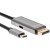 Кабель-адаптер USB Type-Cm --> DP1.4v (m) 8K@60Hz, PD 100W,1.8m , Alum Shell,VCOM <CU480MCPD-1.8M> Кабель-переходник VCOM USB 3.1 Type C M/DisplayPort M (CU480MCPD-1.8M)