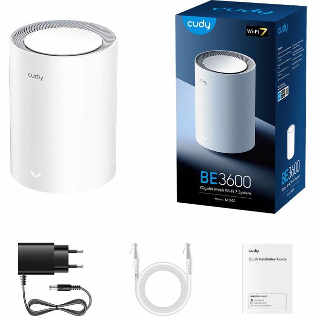 Wi-Fi Mesh-система Cudy M3600(1-Pack) — для бизнеса и офиса