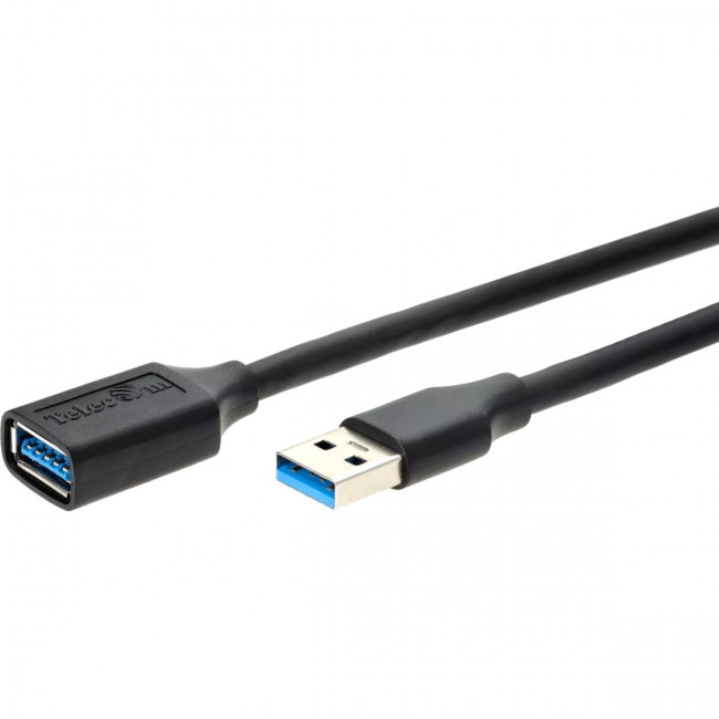 Кабель удлинительный USB3.0 Am-Af  5m Telecom черный (TUS708-5M) Кабель Telecom 5 м (TUS708-5M)