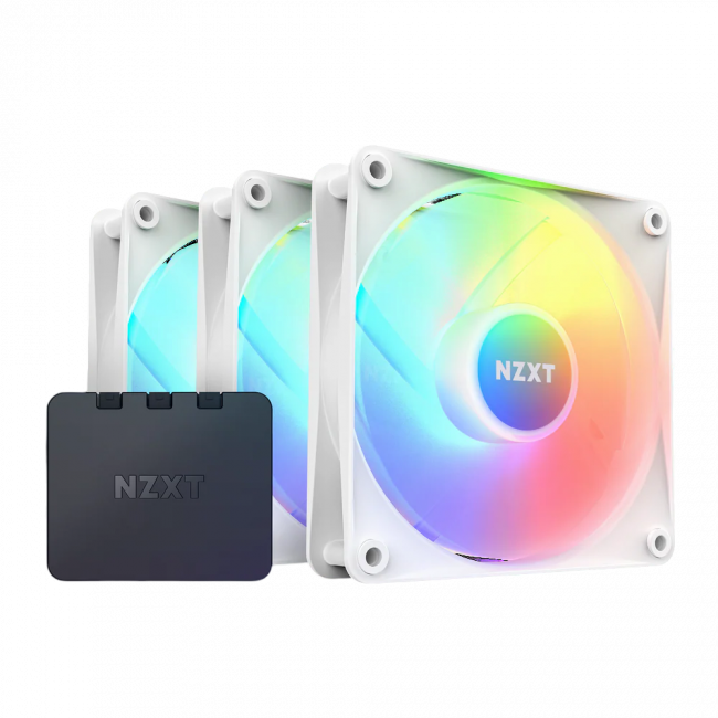 Кулер для корпуса ПК NZXT F120 RGB Core Triple Pack RF-C12TF-W1 — для бизнеса и офиса