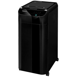 Шредер Fellowes® AutoMax® 350C, автоподача, DIN P-4, 4х38мм, 350 лст., 68 лтр., Smart Lock , шт Fellowes FS-49641