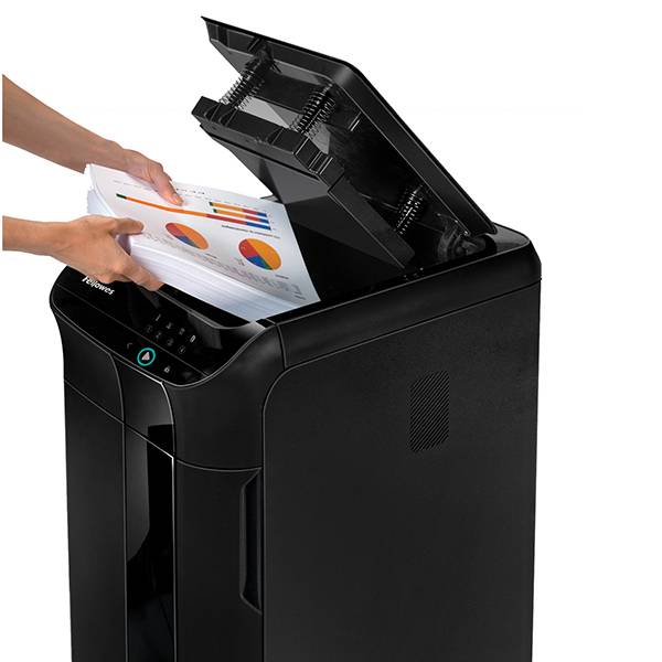 Шредер Fellowes® AutoMax® 350C, автоподача, DIN P-4, 4х38мм, 350 лст., 68 лтр., Smart Lock , шт Fellowes FS-49641 — для бизнеса и офиса Шредер Fellowes® AutoMax® 350C, автоподача, DIN P-4, 4х38мм, 350 лст., 68 лтр., Smart Lock , шт Fellowes FS-49641 — для бизнеса и офиса