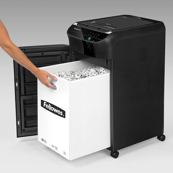 Шредер Fellowes® AutoMax® 350C, автоподача, DIN P-4, 4х38мм, 350 лст., 68 лтр., Smart Lock , шт Fellowes FS-49641 — для бизнеса и офиса Шредер Fellowes® AutoMax® 350C, автоподача, DIN P-4, 4х38мм, 350 лст., 68 лтр., Smart Lock , шт Fellowes FS-49641 — для бизнеса и офиса