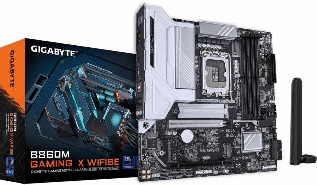 Материнская плата Gigabyte B860M GAMING X WIFI6E — для бизнеса и офиса