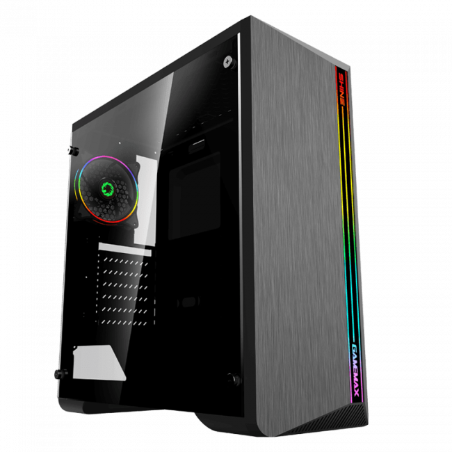 Компьютерный корпус, без блока питания ATX Gamemax Shine G517