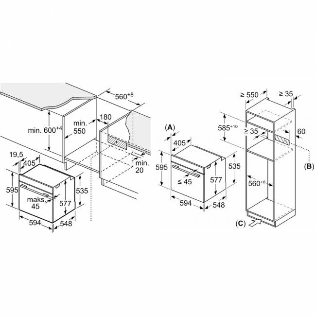 Встраиваемая электрическая духовка BOSCH Встраиваемый духовой шкаф BOSCH HNG978QB1 — для бизнеса и офиса Встраиваемая электрическая духовка BOSCH Встраиваемый духовой шкаф BOSCH HNG978QB1 — для бизнеса и офиса