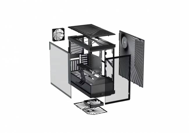 Корпус без блока питания HYTE CS-HYTE-Y40-B — для бизнеса и офиса Корпус без блока питания HYTE CS-HYTE-Y40-B — для бизнеса и офиса