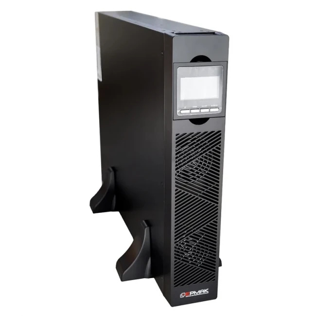 ИБП Ермак Онлайн стоечный 2U, 6000 ВА/6000 Вт, EPO, USB, RS-232, без внутр. АКБ, ШхГхВ 440х625х86.5мм., вес 16кг. ЕРМАК СБП ЕРМАК 220-220.6-Р