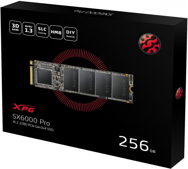 Твердотельный накопитель XPG SX6000 Pro ASX6000PNP-256GT-C — для бизнеса и офиса