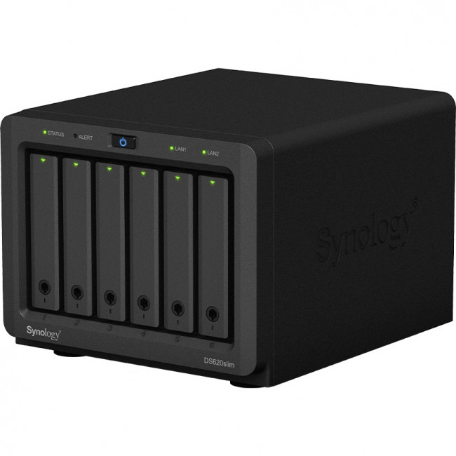Сетевое хранилище без дисков Synology DS620slim — для бизнеса и офиса Сетевое хранилище без дисков Synology DS620slim — для бизнеса и офиса