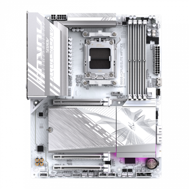Материнская плата GIGABYTE B850 AORUS ELITE WF7 ICE — для бизнеса и офиса Материнская плата GIGABYTE B850 AORUS ELITE WF7 ICE — для бизнеса и офиса