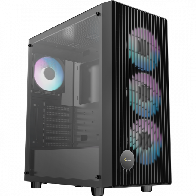 Корпус ПК без блока питания Ocypus Gamma-C70-BKG400XX-GL — для бизнеса и офиса
