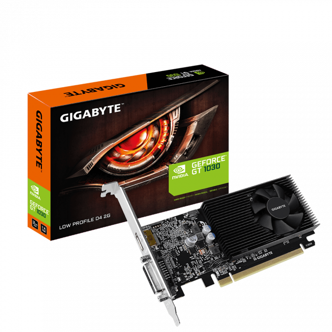 Видеокарта Gigabyte GT 1030 Low Profile D4 2G