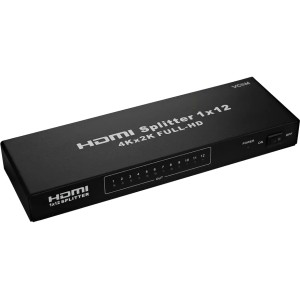 Разветвитель HDMI Spliitter 1=>12 3D Full-HD 1.4v, каскадируемый VCOM <DD4112> Разветвитель VCOM HDMI F/12 x HDMI F (DD4112)