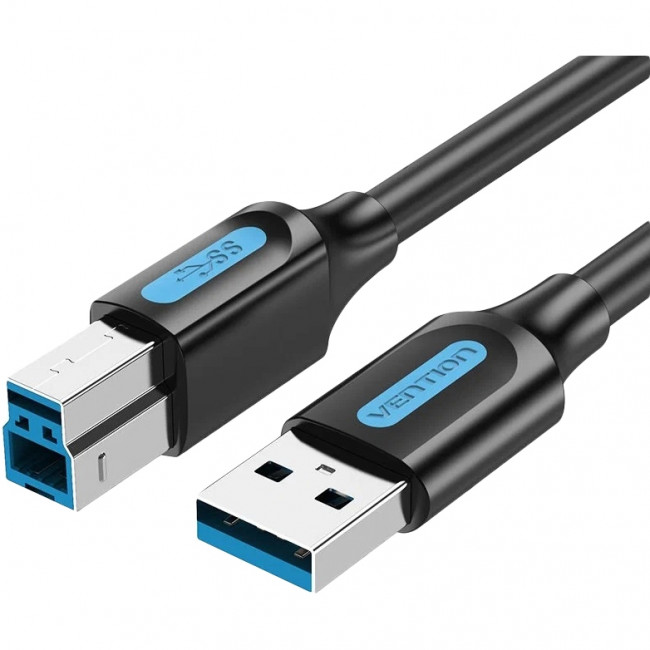 Кабель Vention USB 3.0 AM/BM  - 1м Кабель Vention USB 3.0 AM/BM - 1 м (COOBF)