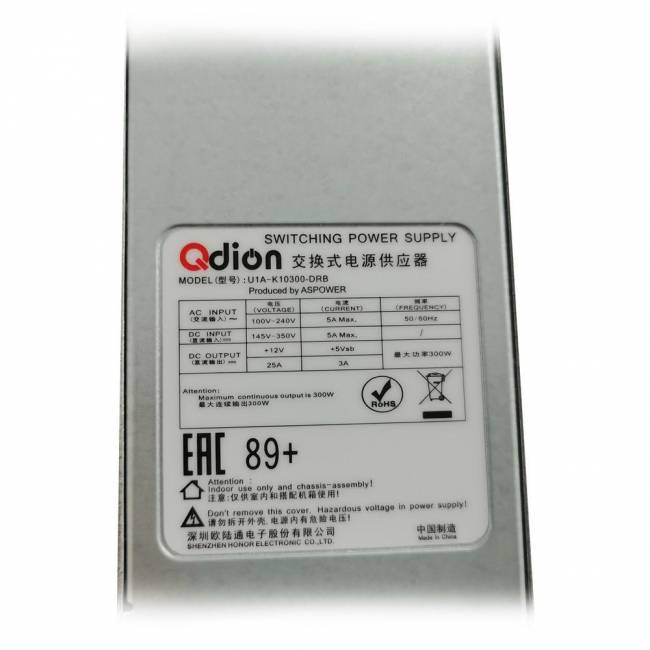 Блок питания Q-dion U1A-K10300-DRB — для бизнеса и офиса