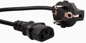 Кабель компьютер --> розетка 220V ( угловая Евровилка) <VDE> 3G*0,75mm2 VCOM <CE021-CU0.75-5> , 5,0м VCOM CE021-CU0.75-5M