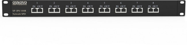 Грозозащита OSNOVO SP-IP8/100R — для бизнеса и офиса