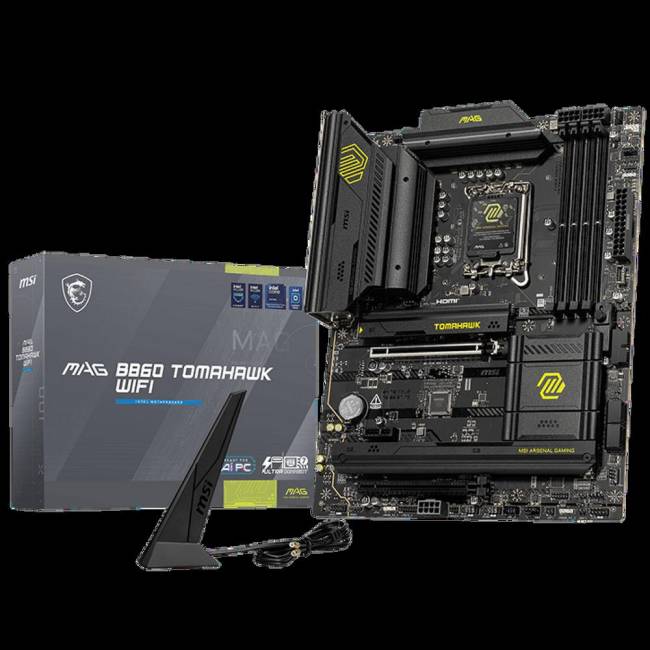 Материнская плата MSI MAG B860 TOMAHAWK WIFI — для бизнеса и офиса