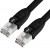 GCR Патч-корд PROF кат.8 ethernet  50.0m F/FTP,  RJ45, CU, 26 AWG, литой, прямой, черный, экранированные коннекторы, GCR-52355 Greenconnect RJ45(m) - RJ45(m) Cat. 8 F/FTP LSZH 50м — для бизнеса и офиса