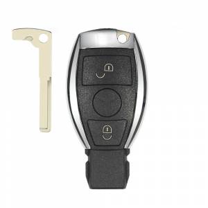 Корпус смарт ключа MERCEDES-BENZ 2 кнопки + вставка HU64