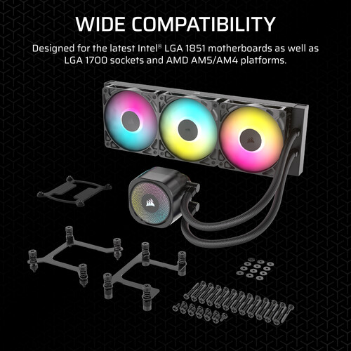 Система жидкостного охлаждения Corsair CW-9060093-WW — для бизнеса и офиса Система жидкостного охлаждения Corsair CW-9060093-WW — для бизнеса и офиса