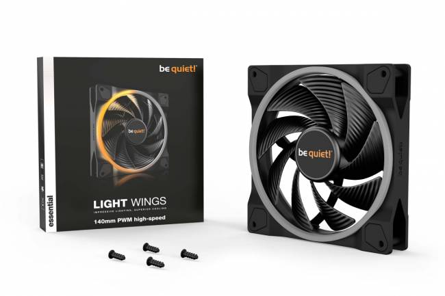 Кулер для корпуса be quiet! LIGHT WINGS 140mm PWM high-speed — для бизнеса и офиса