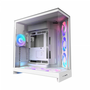 Корпус без блока питания NZXT H9 Flow RGB+ CM-H92FW-P1 Корпус без блока питания NZXT H9 Flow RGB+ CM-H92FW-P1