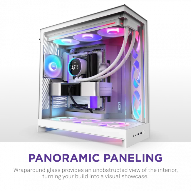 Корпус без блока питания NZXT H9 Flow RGB+ CM-H92FW-P1 — для бизнеса и офиса