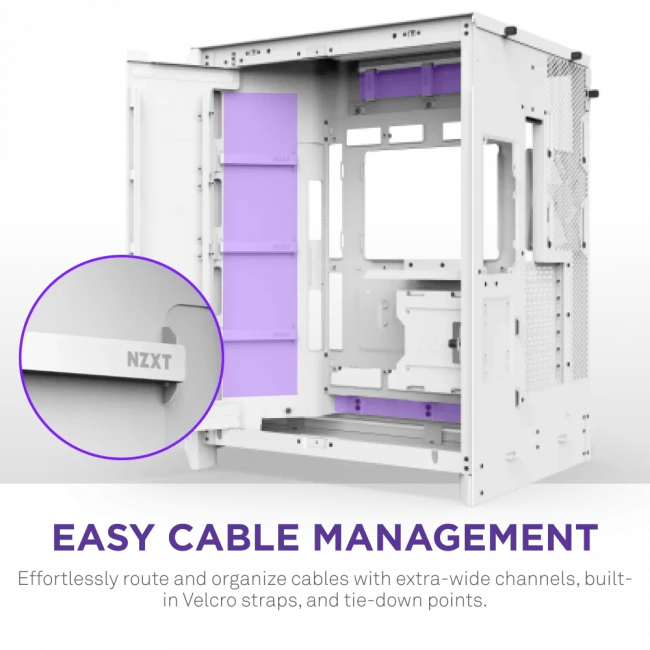 Корпус без блока питания NZXT H9 Flow RGB+ CM-H92FW-P1 — для бизнеса и офиса