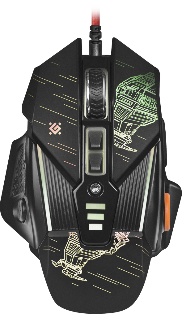 Defender Проводная игровая мышь sTarx GM-390L оптика,8кнопок,грузики,3200dpi Defender sTarx GM-390L — для бизнеса и офиса