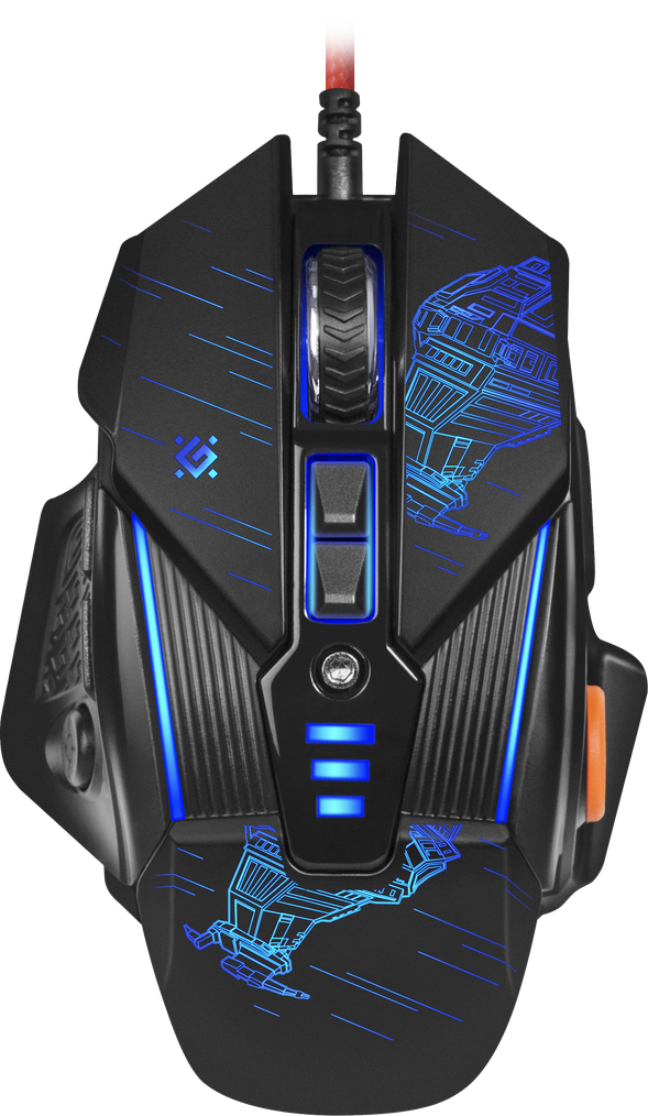 Defender Проводная игровая мышь sTarx GM-390L оптика,8кнопок,грузики,3200dpi Defender sTarx GM-390L — для бизнеса и офиса