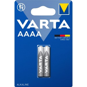 Батарейка Varta AAAA/25A/LR61/LR8D425 BL2 Alkaline 1.5V (04061) (2/20/100) (2 шт.) Varta ALKALINE SPECIAL LR8D425 AAAA (04061101402) Батарейка Varta AAAA/25A/LR61/LR8D425 BL2 Alkaline 1.5V (04061) (2/20/100) (2 шт.) Varta ALKALINE SPECIAL LR8D425 AAAA (04061101402)