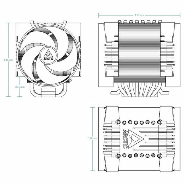 Вентилятор для процессора ARCTIC ACFRE00133B — для бизнеса и офиса
