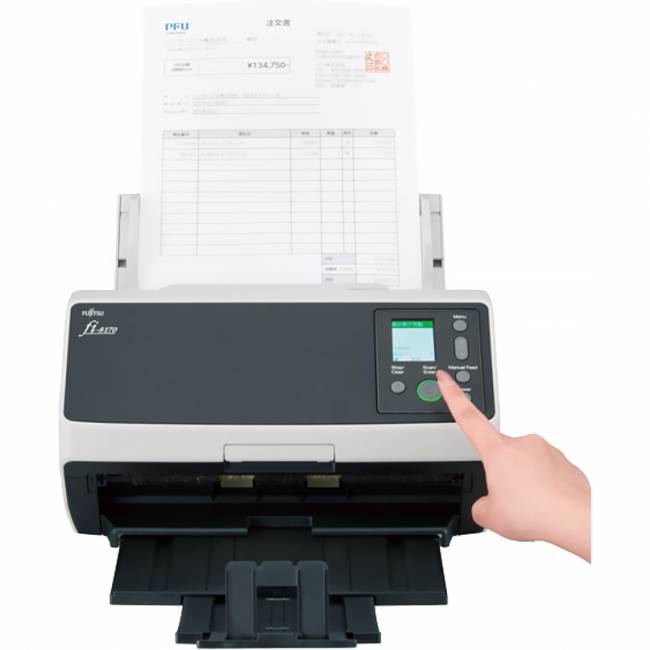 Ricoh(PFU) fi-8170 Документ сканер А4, двухсторонний, 70 стр/мин, автопод. 100 листов, USB 3.2, Gigabit Ethernet Fujitsu fi-8170 (PA03810-B051) — для бизнеса и офиса Ricoh(PFU) fi-8170 Документ сканер А4, двухсторонний, 70 стр/мин, автопод. 100 листов, USB 3.2, Gigabit Ethernet Fujitsu fi-8170 (PA03810-B051) — для бизнеса и офиса