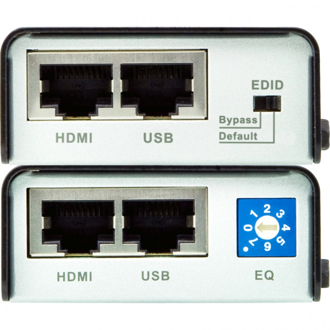 Удлинитель,  HDMI, 60 метр., 2xHDMI+RJ45, F, без шнуров, 2xБ.П. 220> 5.3V, (по витой паредо 4kx2k 60HzHDTV /1080i/1080p ATEN VE803