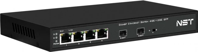 Коммутатор Gigabit Ethernet NST NS-SW-4G2G
