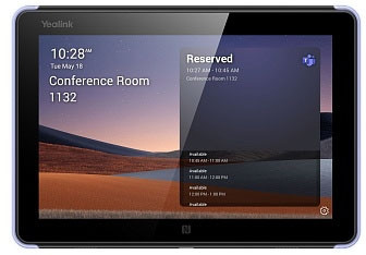 Панель бронирования переговорных комнат RoomPanel Yealink