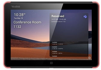 Панель бронирования переговорных комнат RoomPanel Yealink