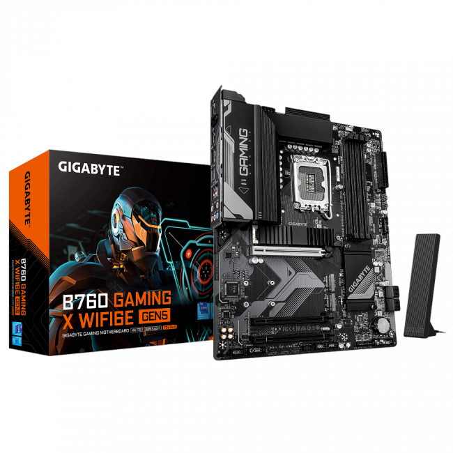 Материнская плата GIGABYTE B760 G X WF6E GEN5 — для бизнеса и офиса