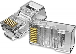 Коннектор Vention RJ45 (8p8c), cat. 5e, под витую пару (100шт.) Vention IDBR0-100