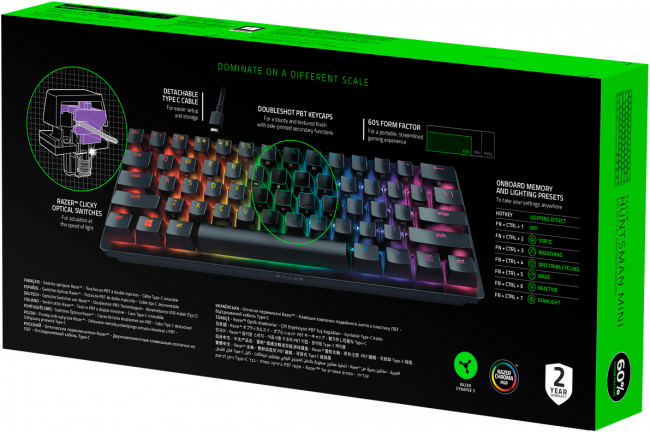 Игровая клавиатура Razer Huntsman Mini Razer Huntsman Mini Игровая клавиатура Razer Huntsman Mini Razer Huntsman Mini