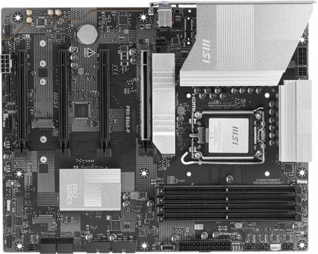 Материнская плата MSI PRO B860-P — для бизнеса и офиса Материнская плата MSI PRO B860-P — для бизнеса и офиса