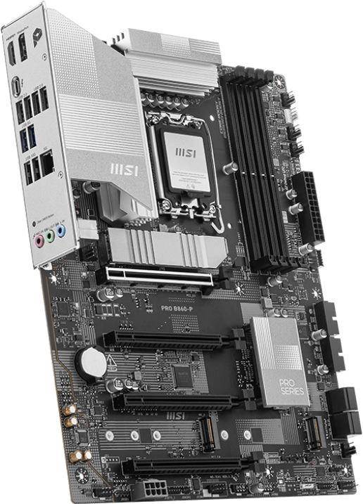 Материнская плата MSI PRO B860-P — для бизнеса и офиса Материнская плата MSI PRO B860-P — для бизнеса и офиса