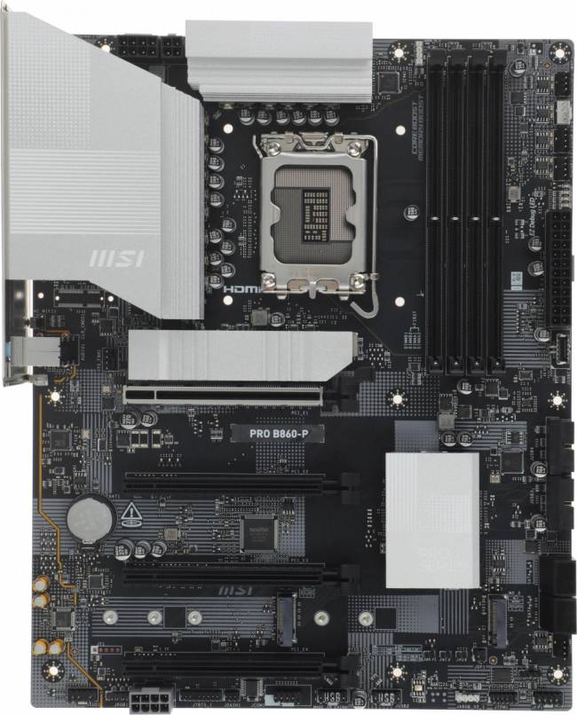 Материнская плата MSI PRO B860-P — для бизнеса и офиса Материнская плата MSI PRO B860-P — для бизнеса и офиса