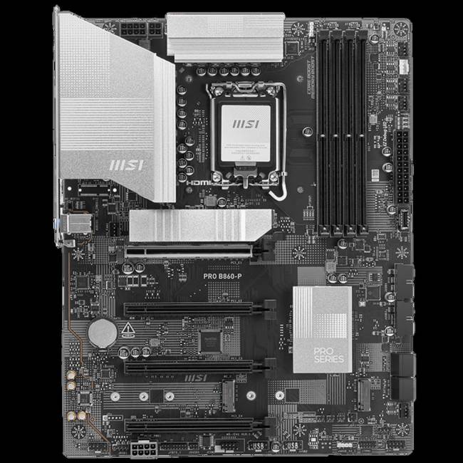 Материнская плата MSI PRO B860-P — для бизнеса и офиса Материнская плата MSI PRO B860-P — для бизнеса и офиса