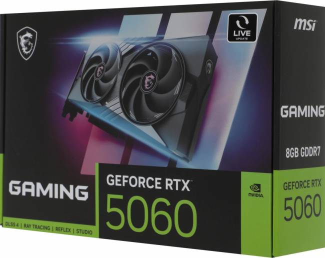Видеокарта MSI RTX 5060 8G GAMING — для бизнеса и офиса